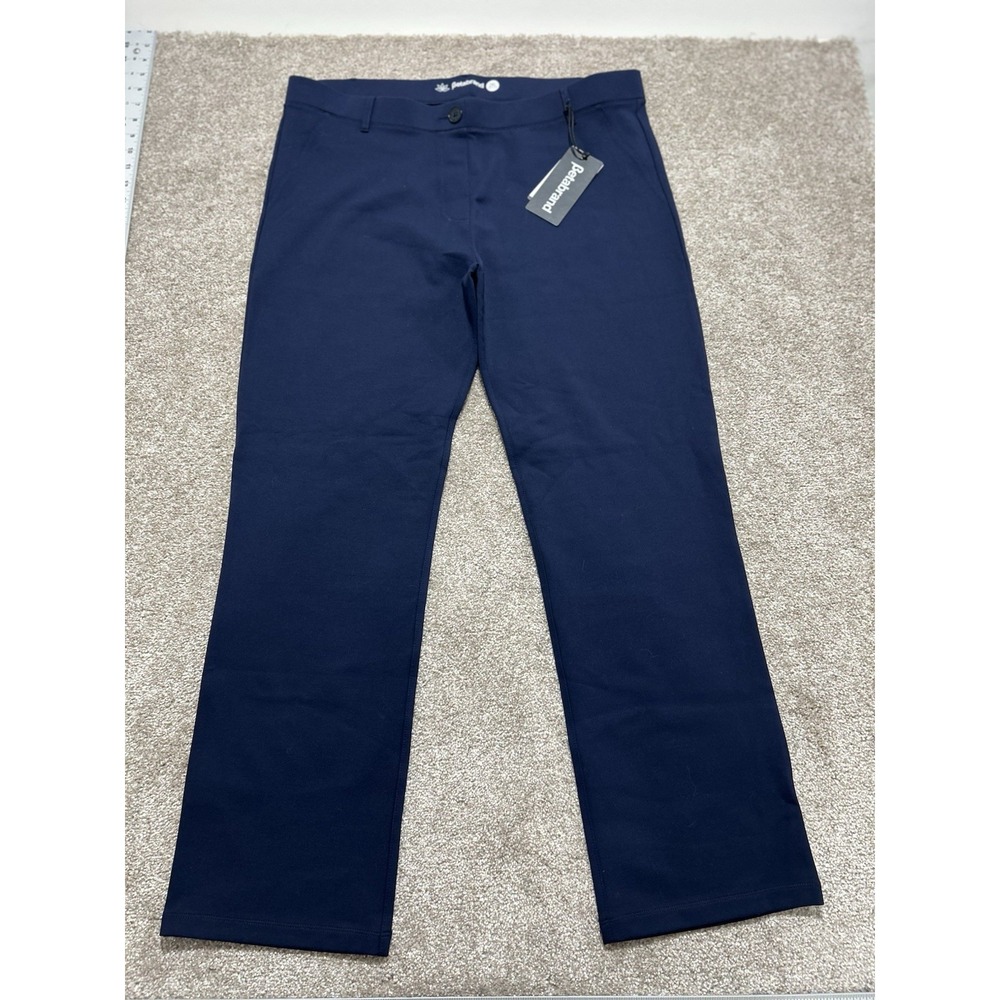 NEW Betabrand 2XL Petite Navy Comfortable Dress Pant Stretch Straight Leg